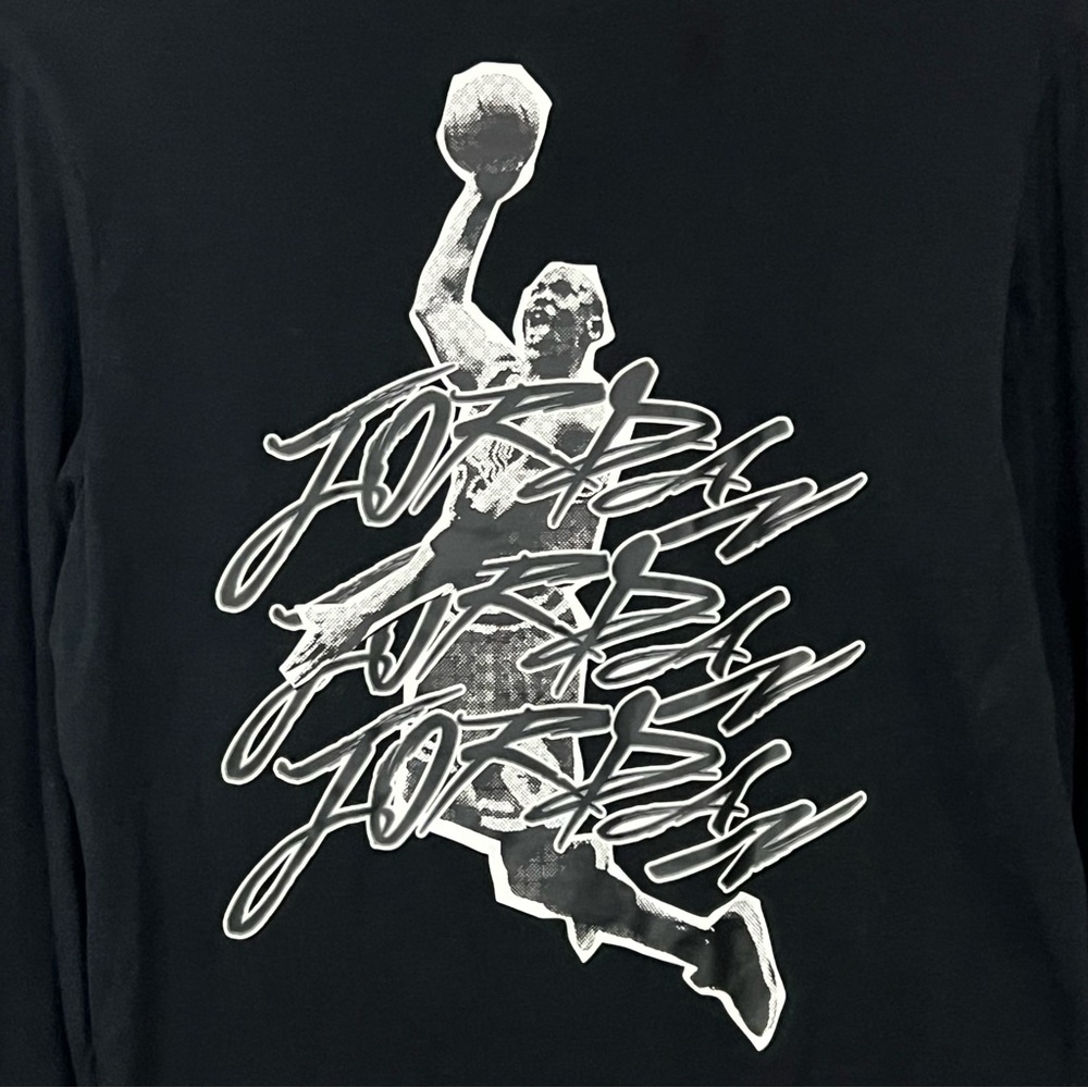 Jordan Air Black DF GFX Michael Graphic Tee S - Picture 3 of 8